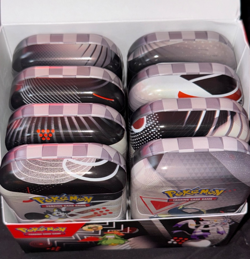 Pokemon Black Bolt & White Flare Unova Mini Tin Display (8 Tins) Factory Sealed - Image 2