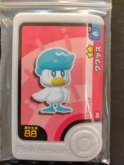 Quaxly Quaxwell Quaquaval Mezastar Frienda Pokemon Card Japanese Pick Tag Tip - Image 2