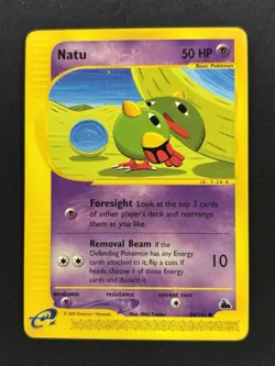 Natu 80/144 - E-Series Skyridge Non-Holo Pokemon Card - LP - Image 1