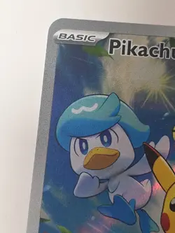 Pikachu SVP 27 Paldea Evolved Black Star Promo Card Pokemon - Image 3