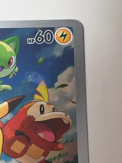 Pikachu SVP 27 Paldea Evolved Black Star Promo Card Pokemon - Image 4