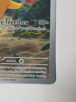 Pikachu SVP 27 Paldea Evolved Black Star Promo Card Pokemon - Image 5