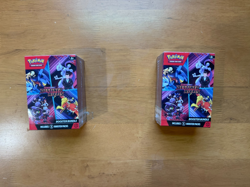 Lot Of 2 Pokemon TCG Scarlet Violet Destined Rivals Booster Bundles In Hand - Image 1