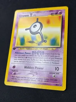 1st Edition UNOWN [Y] 40/64 - Neo Revelation - Non-Holo Pokemon Card - LP - Image 2