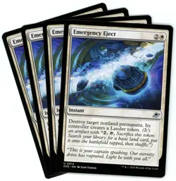 x4 Emergency Eject - 0014 - Edge of Eternities - MTG - NM Ships Now - Image 1