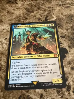 EMET-SELCH, UNSUNDERED Magic the Gathering MTG Final Fantasy - Image 1