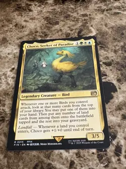 CHOCO, SEEKER OF PARADISE Magic the Gathering MTG Final Fantasy - Image 1