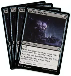 x4 Dubious Delicacy - 0096 - Edge of Eternities - MTG - NM Ships Now - Image 1