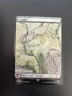 Foil Swamp (0276) Mtg Universes Beyond: the Lord of the Ring Common Land - Image 1