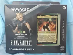 MTG Magic Final Fantasy Commander Deck Limit Break PreCon No Collector Booster - Image 1