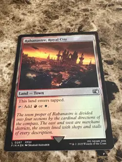 RABANSTRE, ROYAL CITY Magic the Gathering MTG Final Fantasy Foil - Image 1