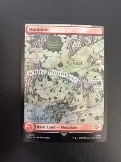 Foil Mountain (0279) Mtg Universes Beyond: the Lord of the Rings Common Land - Image 1