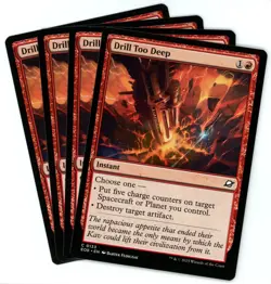x4 Drill Too Deep - 0133 - Edge of Eternities - MTG - NM Ships Now - Image 1