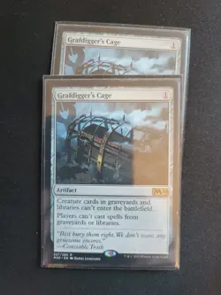 x1 MTG Grafdigger's Cage 227 Core Set 2020 - Image 1