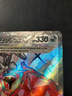 Pokemon TCG Charizard ex 074 Black Star Promo Paldean Fates Full Art LP - Image 2