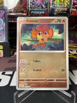 Pokemon TCG Pansear 014/086 Reverse Holo Master Ball SV White Flare English NM - Image 1