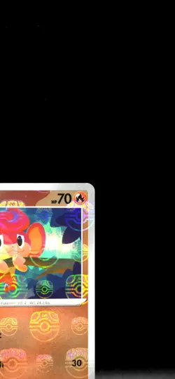 Pokemon TCG Pansear 014/086 Reverse Holo Master Ball SV White Flare English NM - Image 3