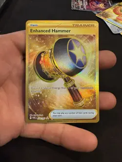 Pokemon Enhanced Hammer 224/167 Twilight Masquerade Hyper Rare Gold MINT - Image 1