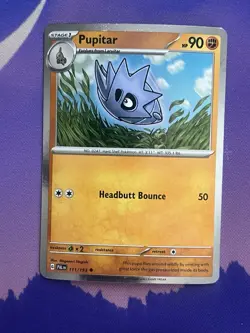 Pupitar 111/193 Cosmos Holo Paldea Evolved Pokemon TCG - Image 1