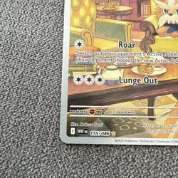 POKEMON - HERDIER - 155/086 - ILLUSTRATION RARE - S&V WHITE FLARE - BRAND NEW - Image 4