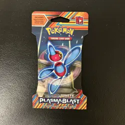 Pokemon TCG: Black & White Plasma Blast Sleeved Blister Booster Pack Porygon Art - Image 1