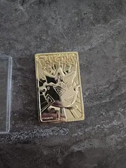 gold metal pokemon cards - Image 1