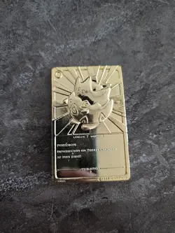 gold metal pokemon cards - Image 2
