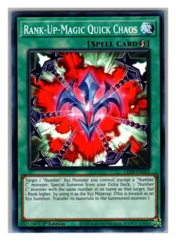 1st Ed Rank-Up-Magic Quick Chaos LED9-EN015 Yugioh - Image 1