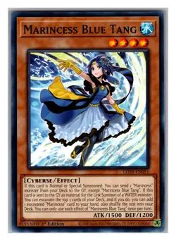 Yugioh! Marincess Blue Tang - LED9-EN051 - Common - 1st Edition Near Mint, Engli - Image 1
