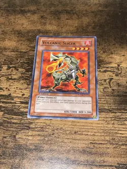 Yugioh! Volcanic Slicer FOTB-EN012 - Rare - 1st Edition - Edison Burn Deck LP - Image 1