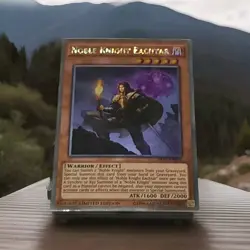 Yugioh Noble Knight Eachtar NKRT-EN011 Platinum Rare Limited Edition TCG Card B - Image 1
