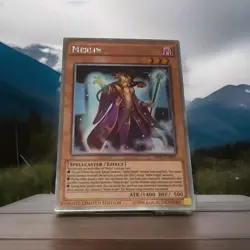 Yugioh Merlin Effect NKRT-EN001 Platinum Rare Limited Edition TCG Card B - Image 1