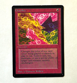 Chaoslace Beta MTG Near Mint (NM) Red Rare Magic the Gathering Card - Image 1