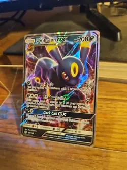 Pokemon Umbreon GX TCG Full Art Ultra Rare Holo Card #80 Sun and Moon - Image 3