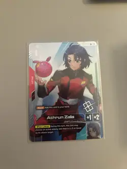 Athrun Zala Alternate Art Winner Foil - ST04-011 C+ NM - Gundam TCG Card Game - Image 1
