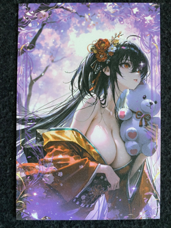 Matchmaker 2 Spicy Waifu NSFW A5 Size Card Board Taihou Azur Lane Kimono - Image 1