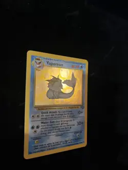 Pokemon TCG Vaporeon Holo Card 12/64 Vintage Jungle Set Unlimited Holo Rare - Image 4