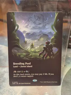 R 0278 Breeding Pool BORDERLESS VIEWPORT Edge of Eternities Land MTG Card EOE - Image 1