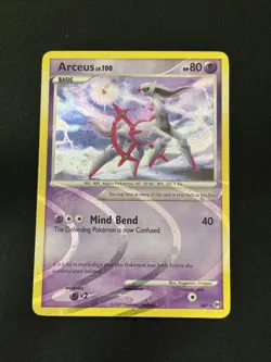 Arceus AR7 Holo Pokemon Card Lv.100 Psychic type NM - Image 1
