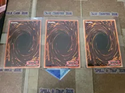 YUGIOH 3X CARD DESTRUCTION SDY-042 SUPER UNLIMITED ED LP 1996 - Image 2