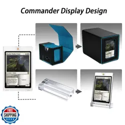 Stepane MTG Commander Deck Box, 5 in 1 Collectible Trading Card Storage Box, - Image 5