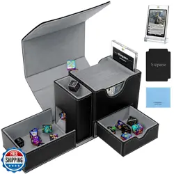 Stepane MTG Deck Box, Multi-functional 5 in 1 MTG Commander Deck Box, Card an - Image 1