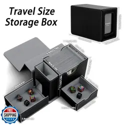 Stepane MTG Deck Box, Multi-functional 5 in 1 MTG Commander Deck Box, Card an - Image 3
