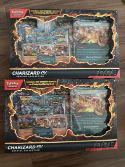 LOT OF 2 - Pokemon Trading Card Game: Charizard ex Special Collection New Sealed - Image 1