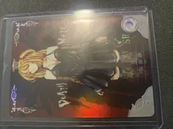 Death Note Misa Amane Goddess Story Card Holo Anime Doujin Rare ! SR ! Old - Image 1
