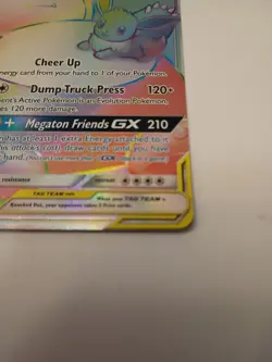 Eevee & Snorlax GX 191/181 Team Up Holo Hyper Rare (Secret) Pokemon Card - Image 3