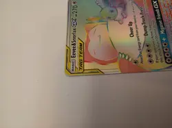 Eevee & Snorlax GX 191/181 Team Up Holo Hyper Rare (Secret) Pokemon Card - Image 5