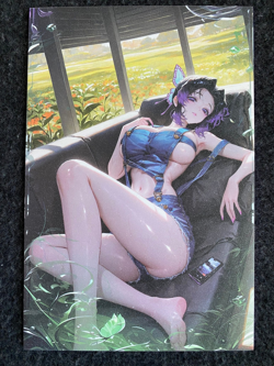 Matchmaker 2 Spicy Waifu NSFW A5 Size Card Board Shinobu Demon Slayer Jeans - Image 1
