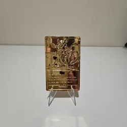 1999 Nintendo Gold Plated Mew Two Pokemon Card (BK collectible) - Image 3