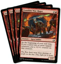 x4 Frontline War-Rager - 0134 - Edge of Eternities - MTG - NM Ships Now - Image 1